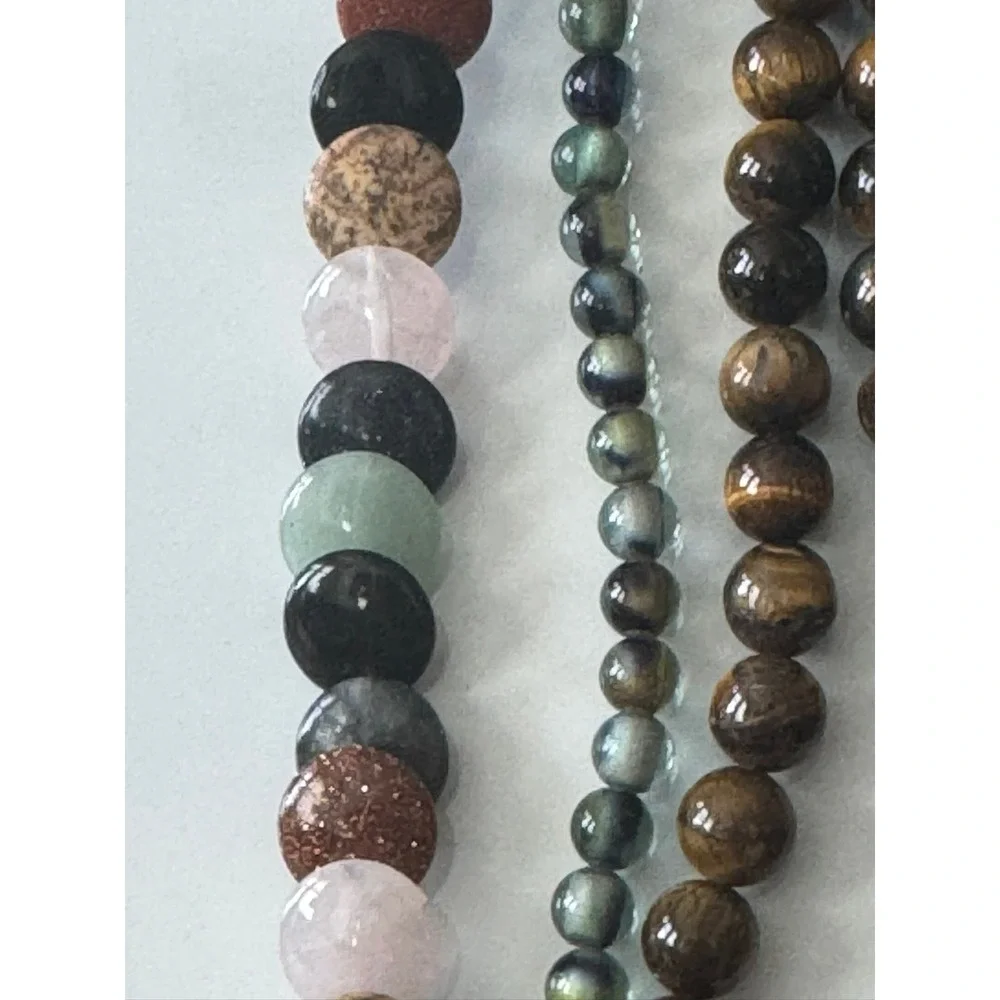 Bead Landing‎ Bead Gallery Semi Precious Stone  & Other Bead Strands Lot 4 pc